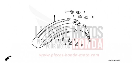 AILE AVANT CR80RBV de 1997